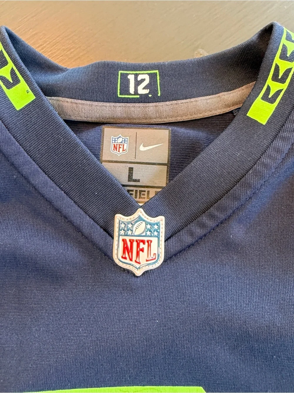 Youth Nike Seattle Seahawks NFL #3 Wilson Jersey Sz Youth L